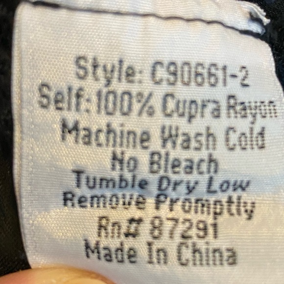 SOLD Johnny Was Black Embroidered Eyelet Lace S (fit M) Long Bell Sleeve Tunic - Picture 5 of 16